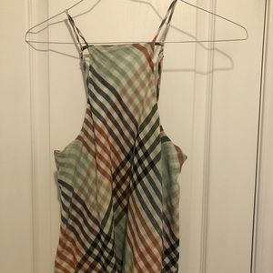 Gingham Square Neck Flowy Cami from AE